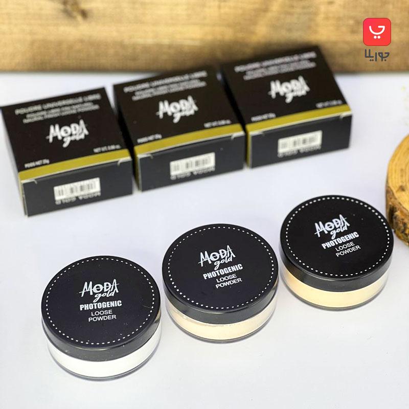 پودر فیکس مودا Moda مدل Photogenic افزایش ماندگاری آرایش و کنترل چربی